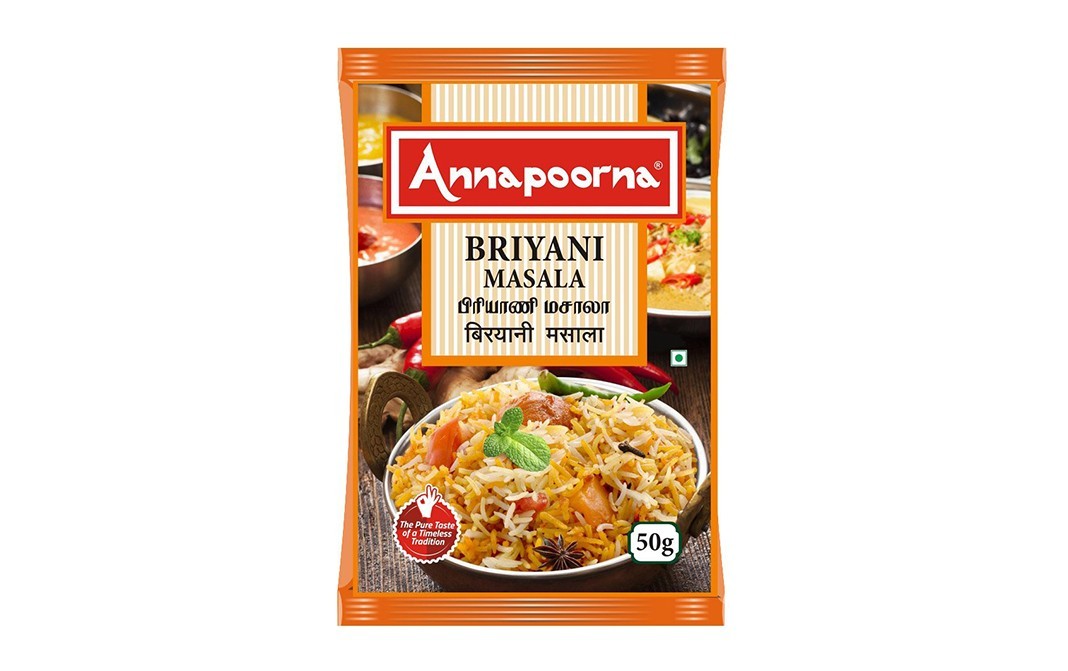 Annapoorna Briyani Masala    Pack  50 grams